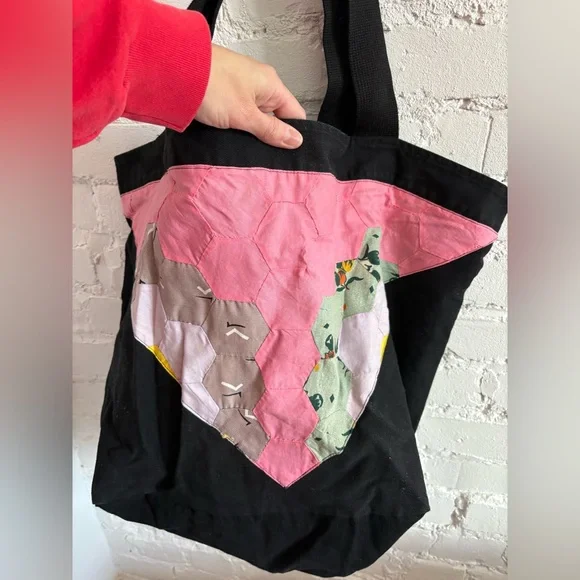 CARLEEN Upcycled Tote Bag - Picture 2 of 5